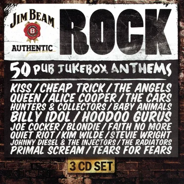 Jim Beam Authentic Rock: 50 Pub Jukebox Anthems by Various Artists - album cover