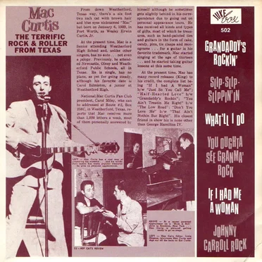 The Terrific Rock & Roller From Texas