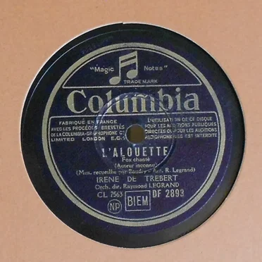 L’Alouette / V’là l’bon vent by Irène de Trébert - album cover