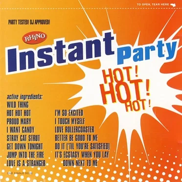 Rhino Instant Party: Hot! Hot! Hot! by Various Artists - album cover