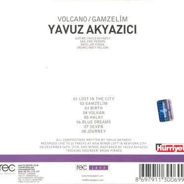 Volcano / Gamzelim by Yavuz Akyazıcı - album cover