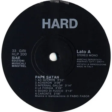 Pape Satan by Fabio Fabor - album cover