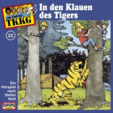 TKKG 22: In den Klauen des Tigers by Stefan Wolf - album cover