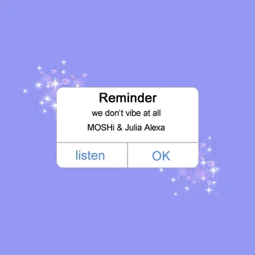 we don't vibe at all