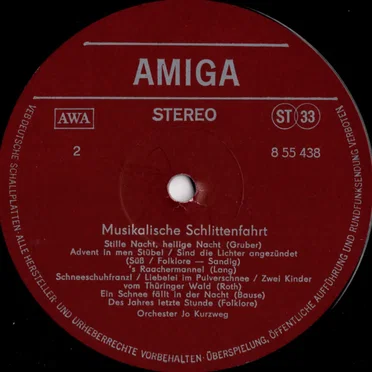 Musikalische Schlittenfahrt by Orchester Joachim Kurzweg - album cover