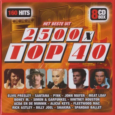 Het beste uit 2500 x Top 40 by Various Artists - album cover