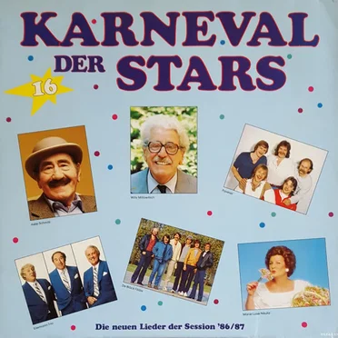Karneval der Stars 16: Die neuen Lieder der Session '86/87 by Various Artists - album cover