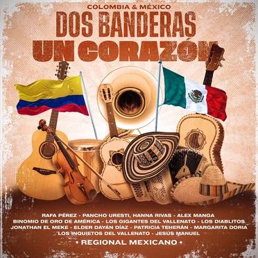 Dos banderas un corazón by Various Artists - album cover