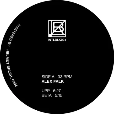 INTLBLK004 by Alex Falk - album cover