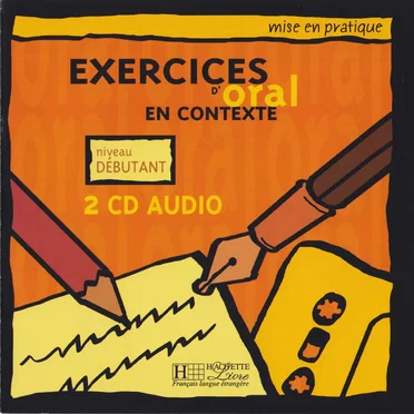 Exercices d'oral en Contexte : Niveau débutant by Hachette - album cover