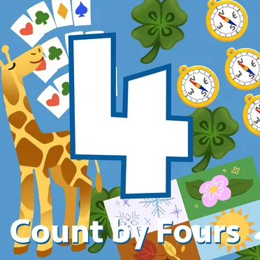 Count by Fours by Hopscotch Songs - album cover