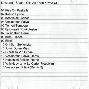Saatan olla aika vitun köyhä CP