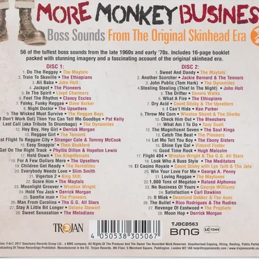More Monkey Business: Boss Sounds From the Original Skinhead Era by Various Artists - album cover