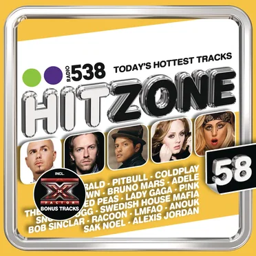 538 Hitzone 58 by Various Artists - album cover
