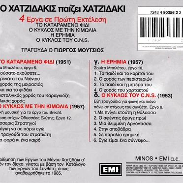 Ο Χατζιδάκις παίζει Χατζιδάκι