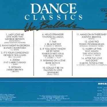Dance Classics: The Ballads, Volume 3 by Various Artists - album cover