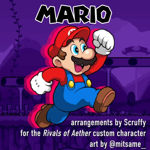 Mario - arrangements by Scruffy for the Rivals of Aether Custom Character
