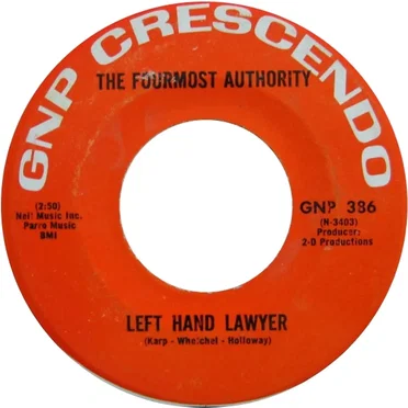 Left Hand Lawyer by The Fourmost Authority - album cover