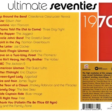 Ultimate Seventies: 1970 by Various Artists - album cover
