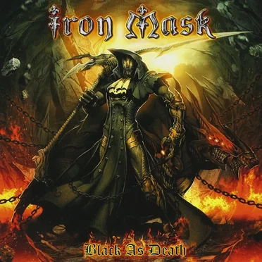Black as Death by Iron Mask - album cover