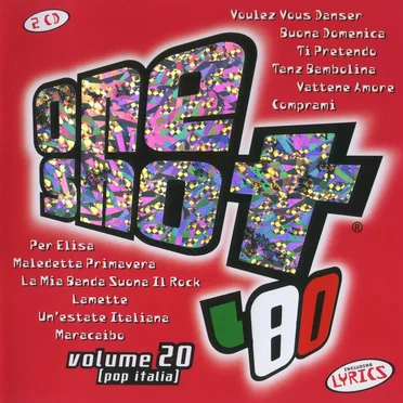 One Shot ’80, Volume 20: Pop Italia by Various Artists - album cover