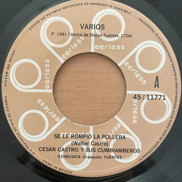 Se le rompió a pollera / Recordando el pasado by Varios - album cover