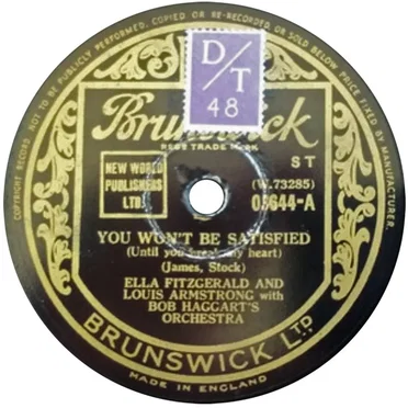 You Won’t Be Satisfied (Until You Break My Heart) / The Frim Fram Sauce