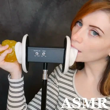 1 HOUR Sensitive Ear Noms With Squishy Pineapple by Jodie Marie ASMR - album cover
