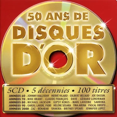 50 ans de disques d'or by Various Artists - album cover