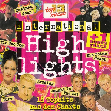 18 Top Hits aus den Charts: International Highlights by Various Artists - album cover