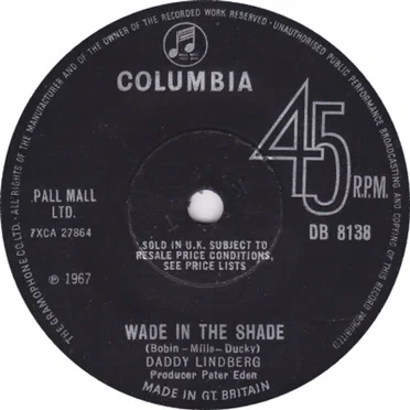 Wade in the Shade by Daddy Lindberg - album cover