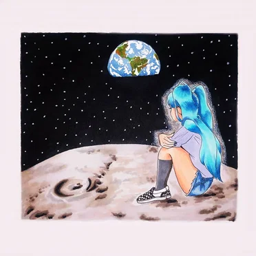 Lonely Rolling Star by Skatsune Miku - album cover