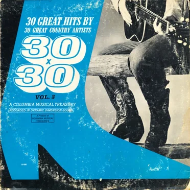 30 Great Hits by 30 Great Country Artists, Vol. 3 by Various Artists - album cover