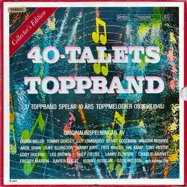 40‐talets Toppband (1936 till 1945) by Various Artists - album cover