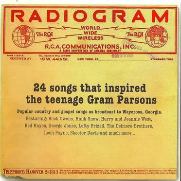 Radiogram: 24 Songs That Inspired the Teenage Gram Parsons by Various Artists - album cover