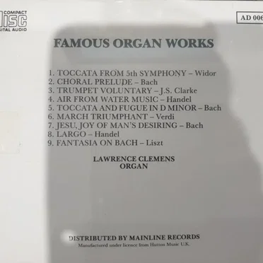 Famous Organ Works