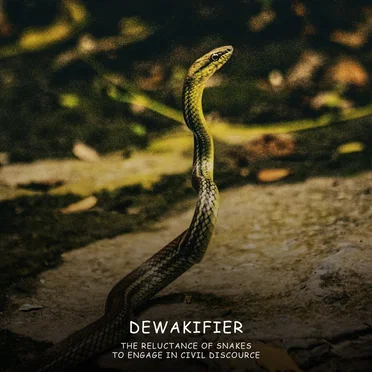 The reluctance of snakes to engage in civil discourse by Dewakifier - album cover
