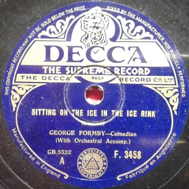 Sitting on the Ice in the Ice Rink / Levi's Monkey Mike