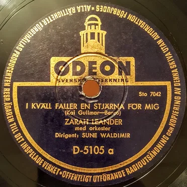 I kväll faller en stjärna för mig / Café Rouge