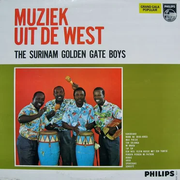Muziek uit de west by The Surinam Golden Gate Boys - album cover