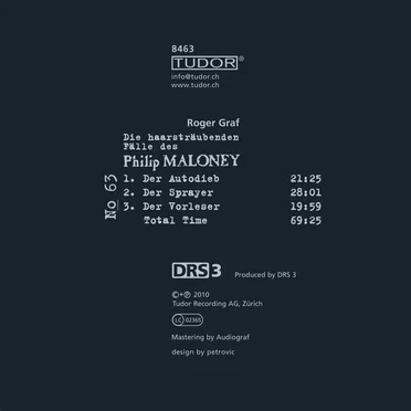 Die haarsträubenden Fälle des Philip Maloney, N° 63 by Roger Graf - album cover