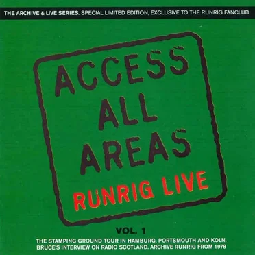 Access All Areas, Volume 1: Runrig Live