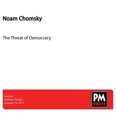 The Threat of Democracy by Noam Chomsky - album cover