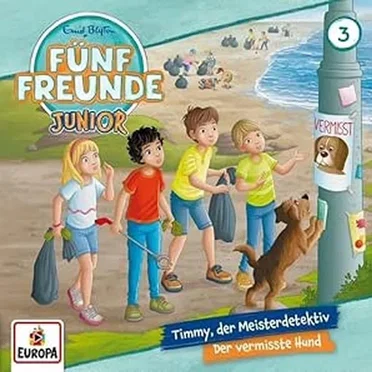 Fünf Freunde Junior 3: Timmy, der Meisterdetektiv / Der vermisste Hund by Enid Blyton - album cover