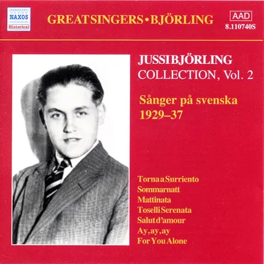 Jussi Björling Collection, Volume 2: Sånger på svenska 1929-37