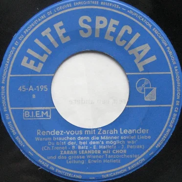 Rendez‐vous mit Zarah Leander