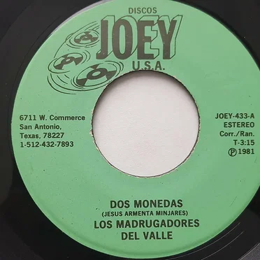 Dos monedas / Armando Martínez by Los Madrugadores del Valle - album cover