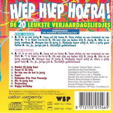 Hiep hiep hoera!: De 20 leukste verjaardagsliedjes