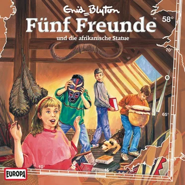 Fünf Freunde, Episode 58: und die afrikanische Statue by Enid Blyton - album cover
