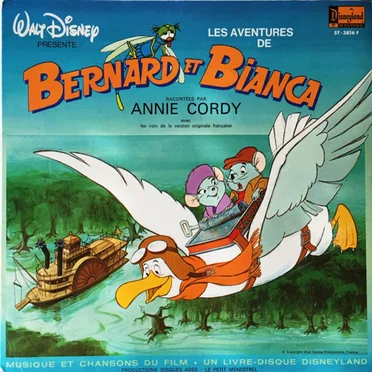 Les Aventures de Bernard et Bianca by Annie Cordy - album cover